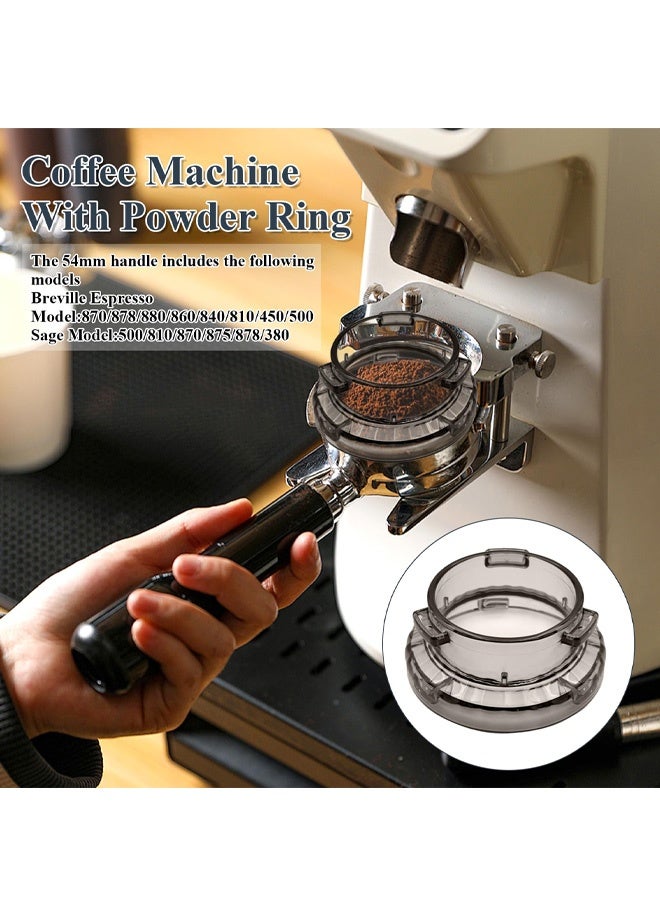 54mm Dosing Funnel for Sage Coffee Machines, Espresso Dosing Ring, Food Grade Coffee Accessory for Barista, Leak Proof, Prevents Coffee Grounds Spill, Durable, Easy to Clean - Image 5